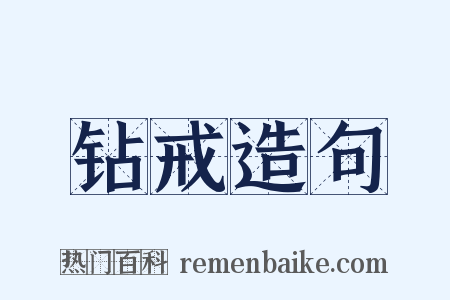 钻戒造句是什么意思的图片